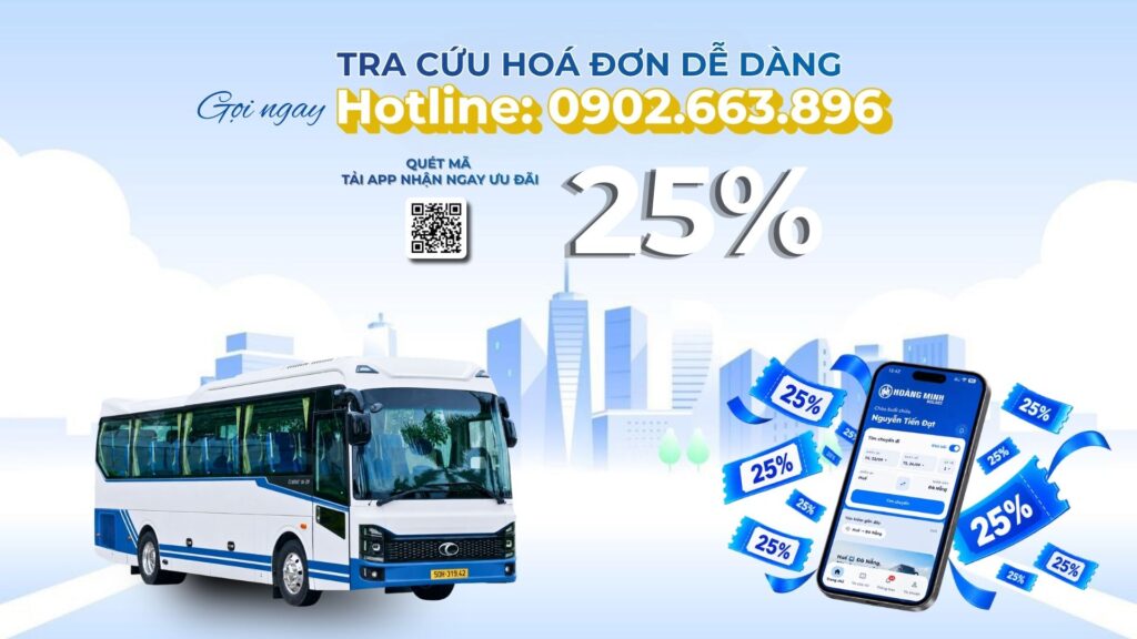 Tra cứu hoá đơn dễ dàng cùng Hoàng Minh Buslines