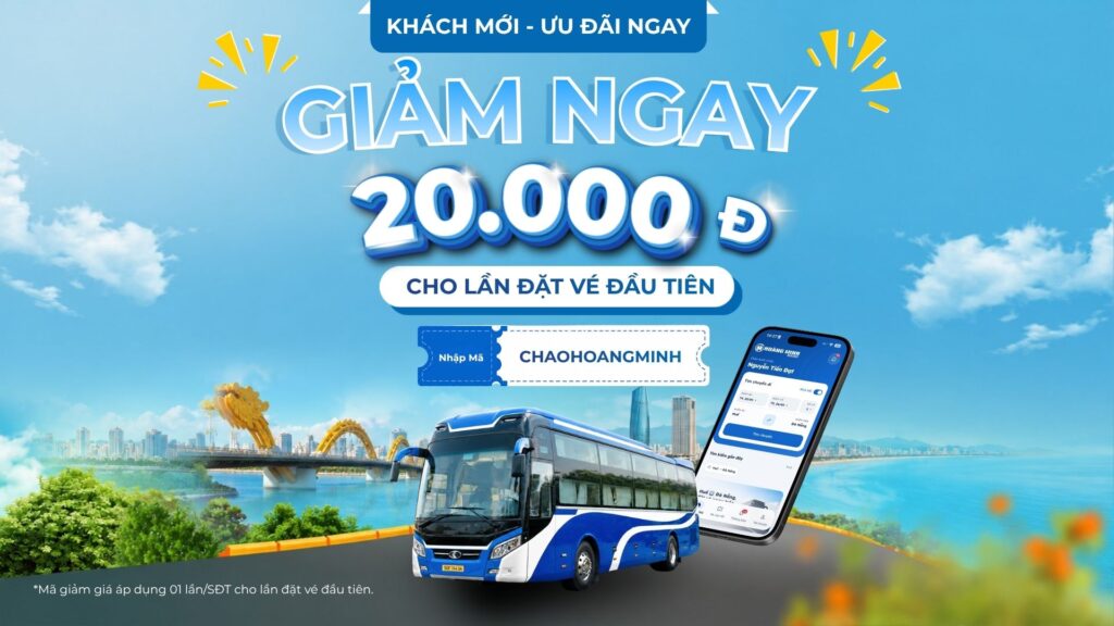 Ưu đãi khách mới xe khách Huế đi Đà Nẵng