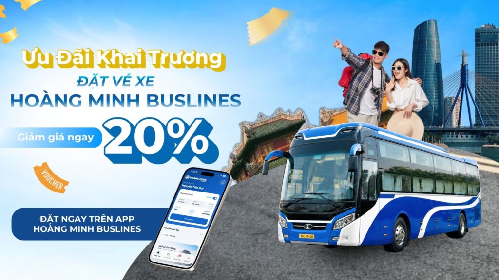 Ưu đãi khai trương Hoàng Minh Buslines
